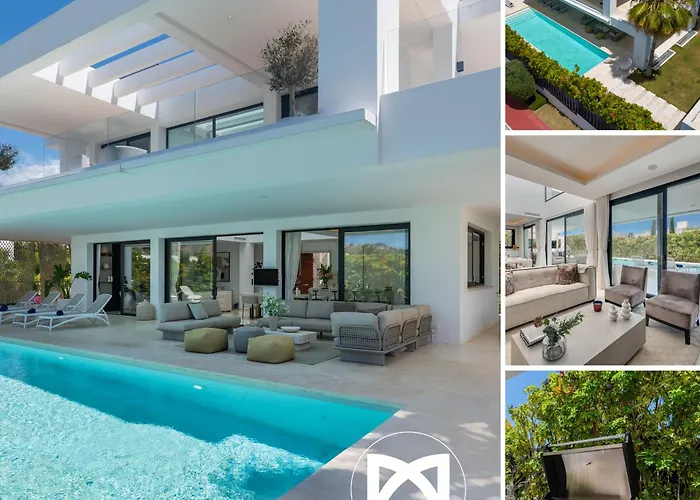 Vacation Marbella I Villa Jomo, New Built Villa, Rooftop Jacuzzi, Heated Pool